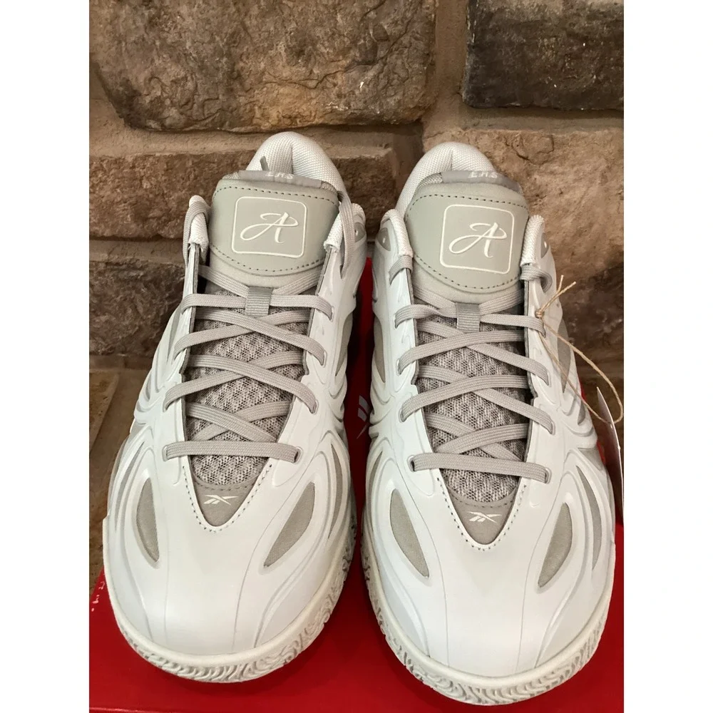 Reebok Angel Reese 1 Basketball Shoes Grey White Size Womens 8 Mens 6.5 New